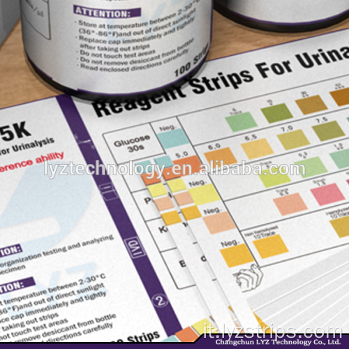 strisce reattive per urine 5 parametri URS-5K